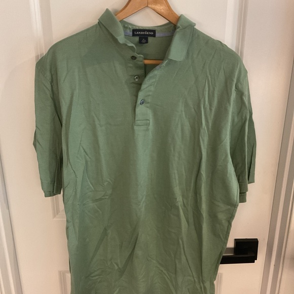 Lands' End Other - Lands' End - Short Sleeve Polo Shirt - Green - Men’s Size X-Large